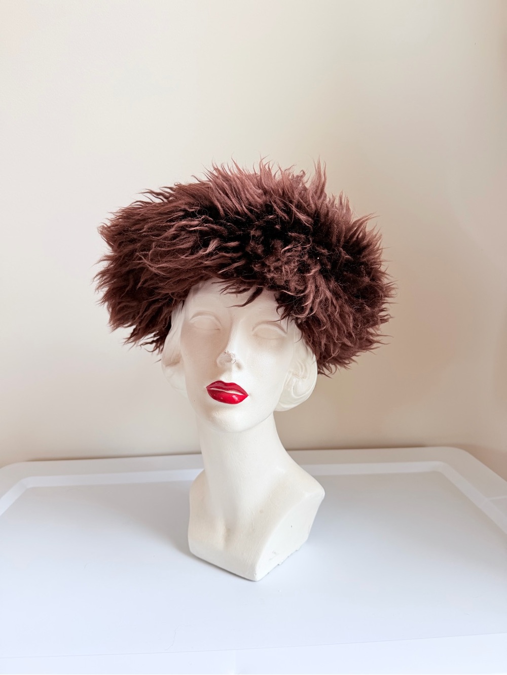 Plush Genuine Alpaca Fur Winter Women’s Stylish Luxury Headband